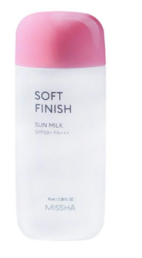 Missha – All Around Safe Block Soft Finish Sun Milk Spf50+ 70ml