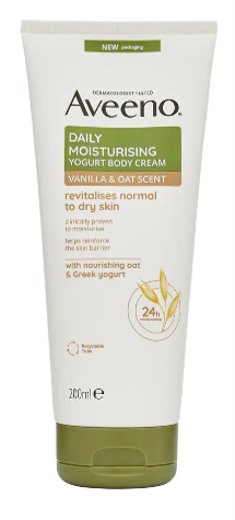 Aveeno Daily Moisturising Vanilla & Oat Body Cream 200ml