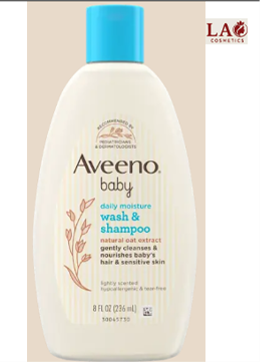 Aveeno Baby Daily Moisture Wash & Shampoo 532ml