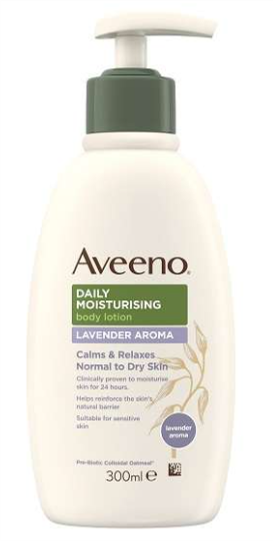 Aveeno Daily Moisturising Body Lotion for Normal to Dry Skin 300ml