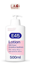 E45 Lotion 24HR Moisturisation for Very Dry & Sensitive Skin 500ml