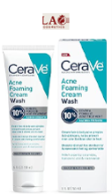 CeraVe Acne Foaming Cream Wash with 10% Benzoyl Peroxide 150ml