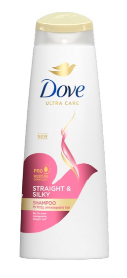 Dove Straight & Silky Shampoo 330ml