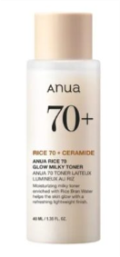 Anua Rice 70 Glow Milky Toner 40ml