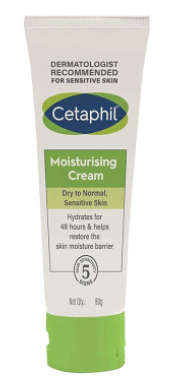 Cetaphil Moisturizing Cream Dry To Normal Sensitive Skin 80g