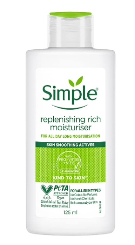 Simple – Kind To Skin Replenishing Rich Moisturiser 125ml