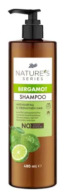 Boots Natures Series Bergamot Shampoo 480ml